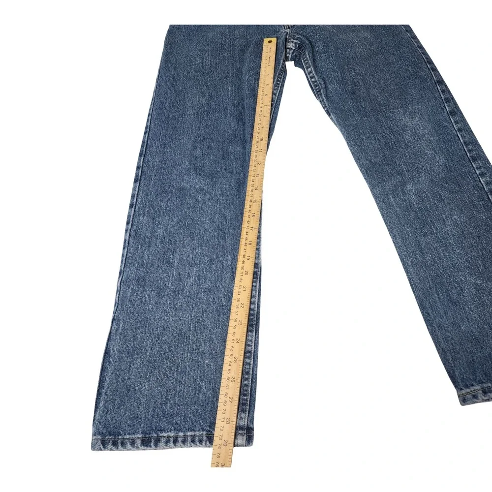 Wrangler Mens Regular Fit Straight Leg Jeans Medium Wash Blue 34x30 96501DS